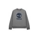 Timberland Γκρι Φούτερ Crewneck με Μεγάλο Λογότυπο / Pre-Owned