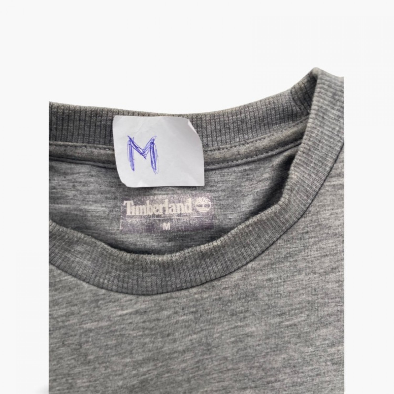 Timberland Γκρι Φούτερ Crewneck με Μεγάλο Λογότυπο / Pre-Owned