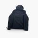 Superdry Wind Sport Μαύρο Μπουφάν με Κουκούλα – Μέγεθος L / Pre-Owned