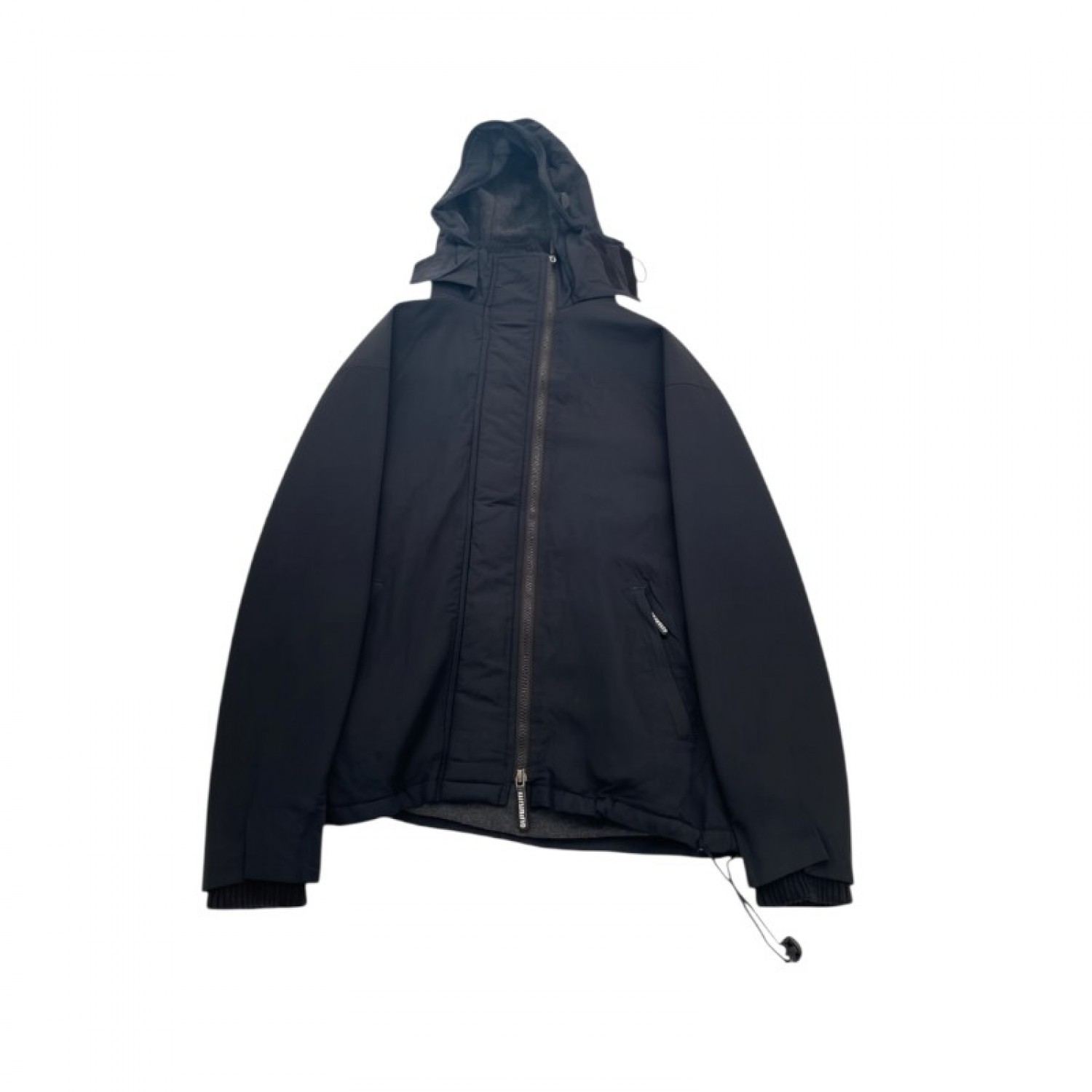 Superdry Wind Sport Μαύρο Μπουφάν με Κουκούλα – Μέγεθος L / Pre-Owned