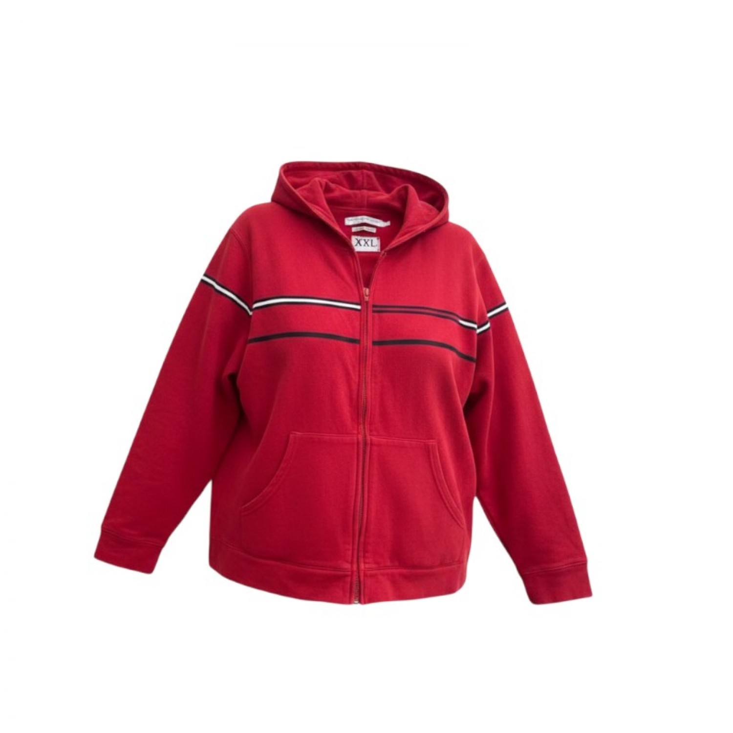 Tommy Hilfiger Full Zip Hoodie Κόκκινο XXL / Pre-Owned