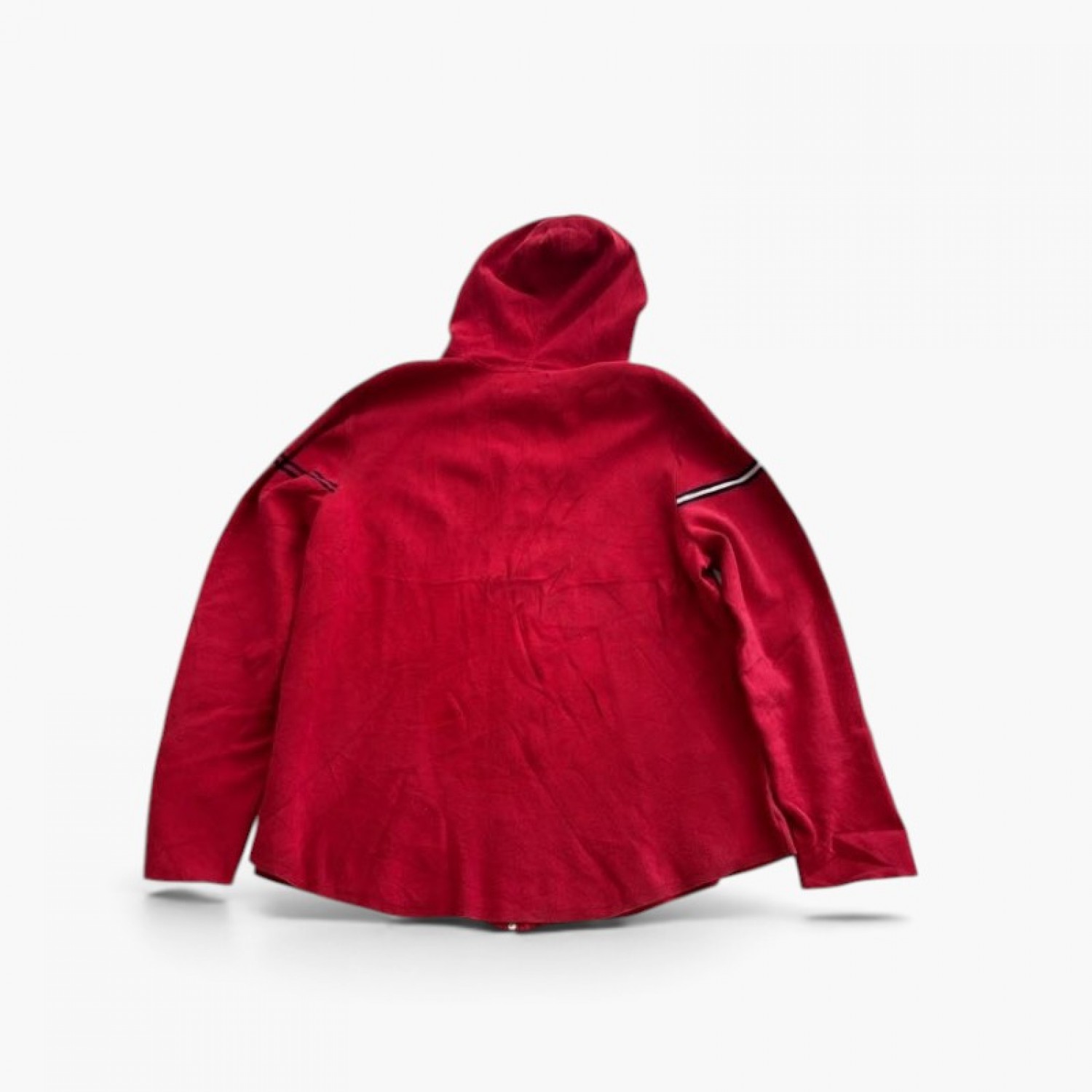 Tommy Hilfiger Full Zip Hoodie Κόκκινο XXL / Pre-Owned