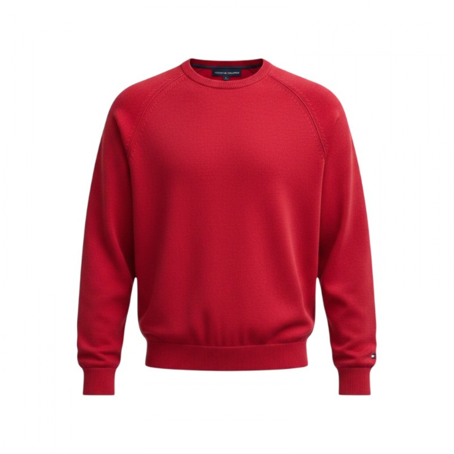 Tommy Hilfiger Crew Neck Πουλόβερ Κόκκινο L / Pre-Owned