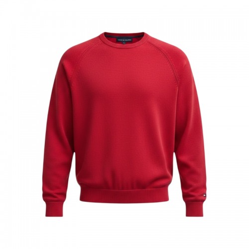 Tommy Hilfiger Crew Neck Πουλόβερ Κόκκινο L / Pre-Owned