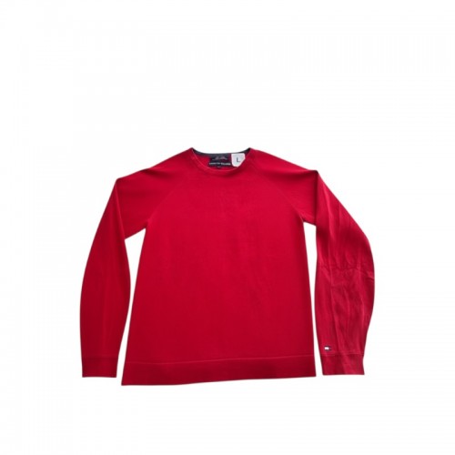 Tommy Hilfiger Crew Neck Πουλόβερ Κόκκινο L / Pre-Owned