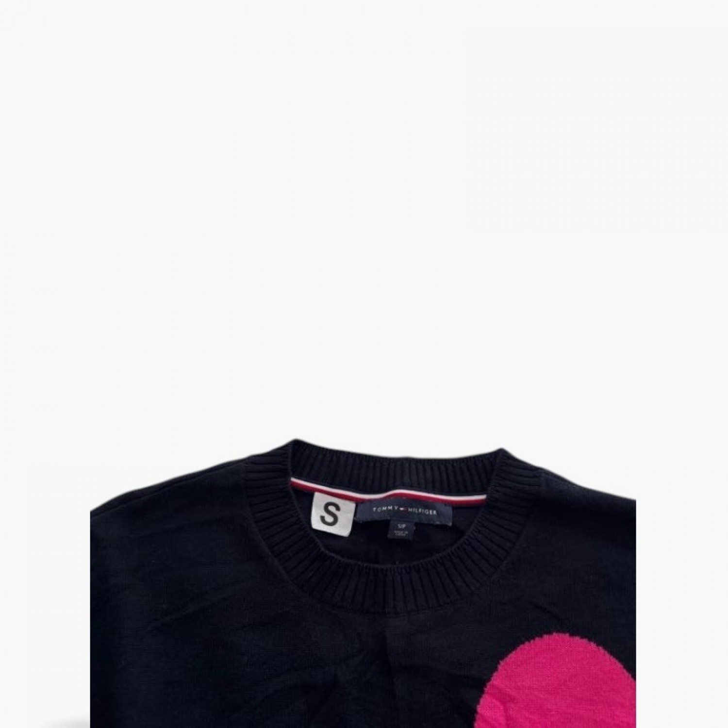 Tommy Hilfiger Heart Graphic Πουλόβερ Navy Μπλε S / Pre-Owned