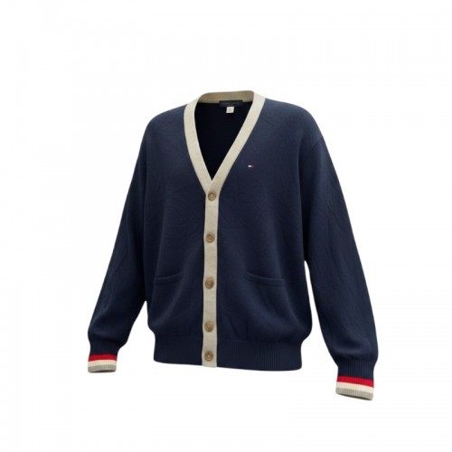 Tommy Hilfiger Classic Button Cardigan Navy Γκρι M / Pre-Owned