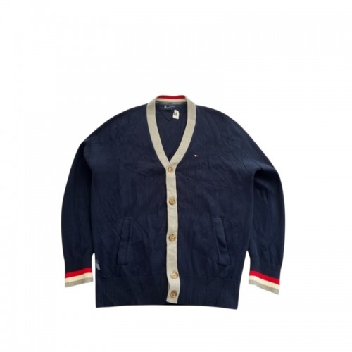 Tommy Hilfiger Classic Button Cardigan Navy Γκρι M / Pre-Owned