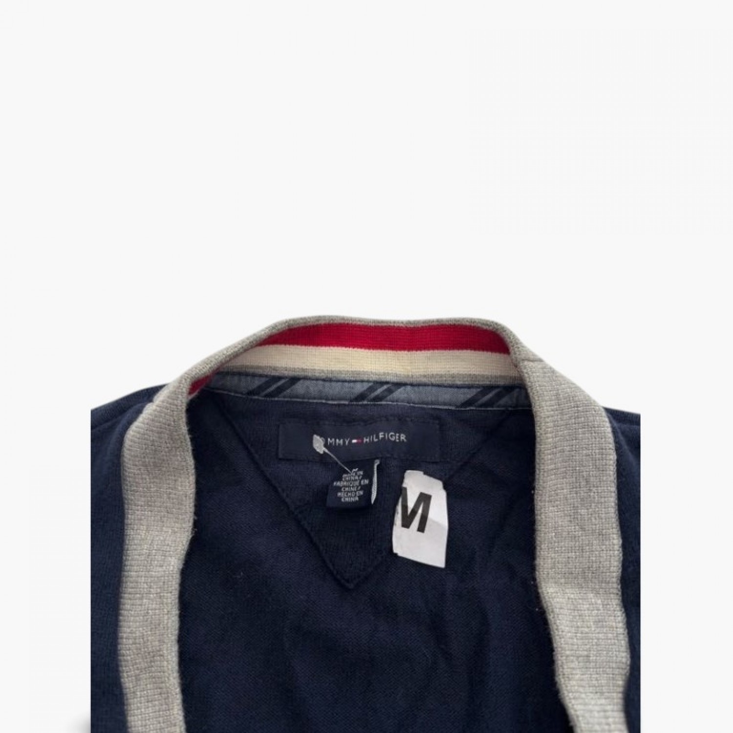 Tommy Hilfiger Classic Button Cardigan Navy Γκρι M / Pre-Owned