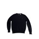 Tommy Hilfiger Premium Cotton Crew Neck Πουλόβερ Μαύρο S / Pre-Owned