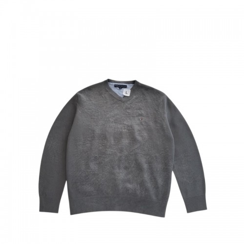 Tommy Hilfiger Classic Crew Neck Πουλόβερ Γκρι XL / Pre-Owned
