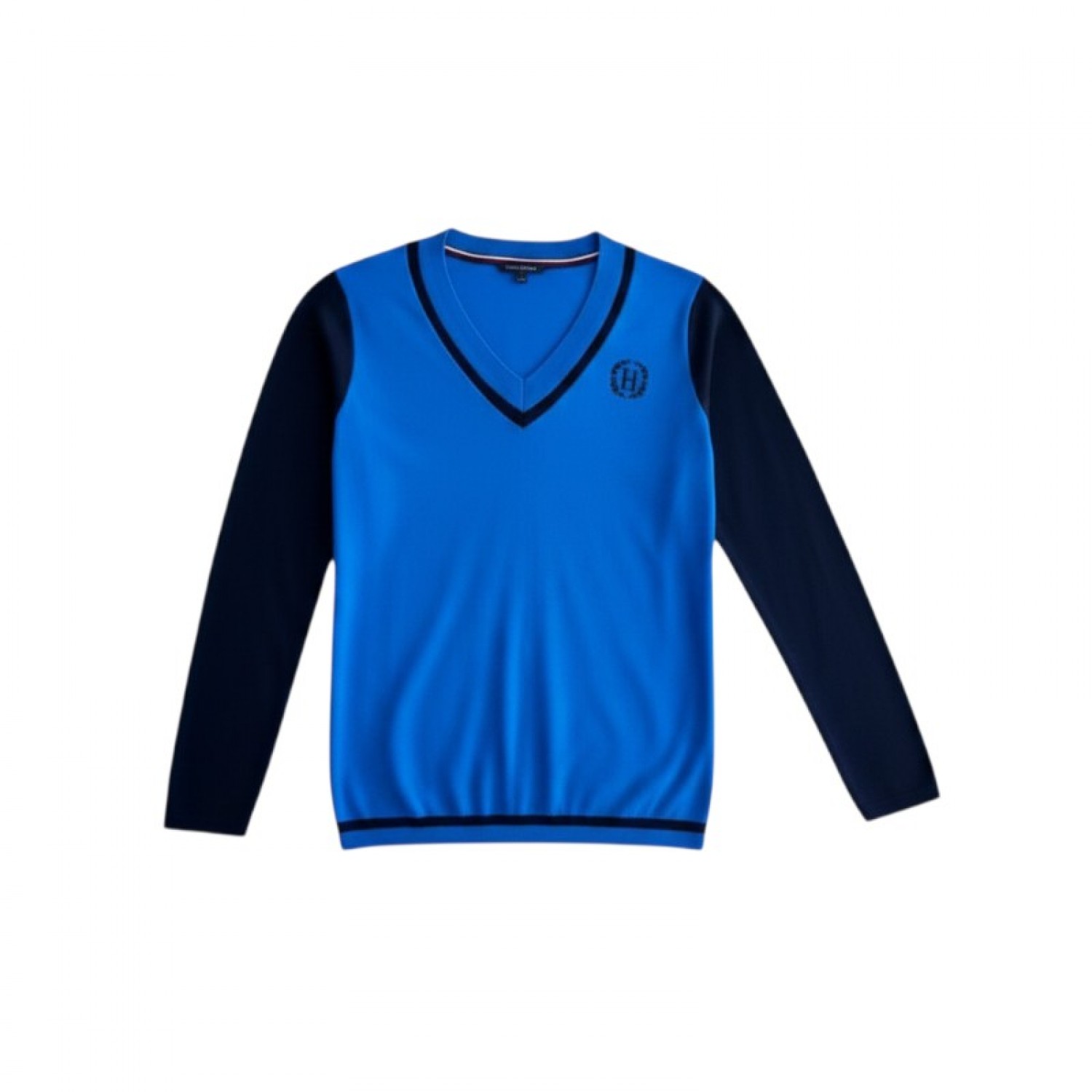Tommy Hilfiger Classic V-Neck Πουλόβερ Navy S / Pre-Owned