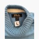 Fila Sport Classic Γαλάζια Πλεκτή Μπλούζα Crew Neck – Μέγεθος L / Pre-Owned