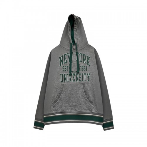 Champion New York University Γκρι Φούτερ με Κουκούλα – Μέγεθος M / Pre-Owned