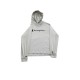 Champion Λευκή Hooded Μπλούζα με Μεγάλο Λογότυπο – Μέγεθος S / Pre-Owned