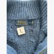 Polo Ralph Lauren Μπλε Πλεκτή Μπλούζα Cable Knit Half-Zip – Μέγεθος L / Pre-Owned