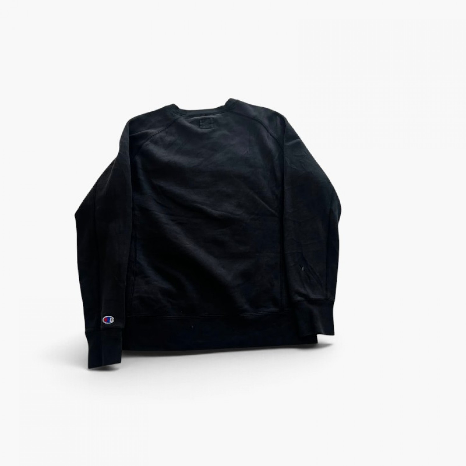 Champion Μαύρο Φούτερ Crew Neck με Κεντημένο Λογότυπο – Μέγεθος S / Pre-Owned