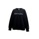 Champion Μαύρο Φούτερ Crew Neck με Κεντημένο Λογότυπο – Μέγεθος S / Pre-Owned