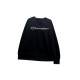 Champion Μαύρο Φούτερ Crew Neck με Κεντημένο Λογότυπο – Μέγεθος S / Pre-Owned