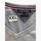 Tommy Hilfiger Γκρι Πλεκτή Μπλούζα V-Neck Pima Cotton/Cashmere – Μέγεθος 3XL / Pre-Owned