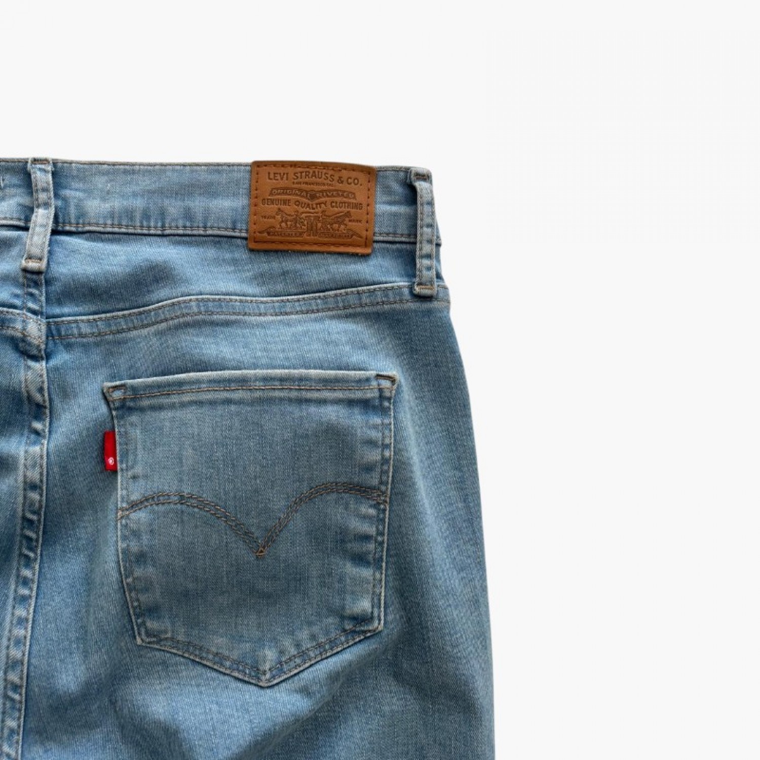 Levi’s 720 High Rise Super Skinny Γυναικείο Ανοιχτό Μπλε Τζιν – Μέγεθος 38 / Pre-Owned