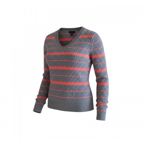 Tommy Hilfiger Γυναικείο Ριγέ V-Neck Πουλόβερ / Pre-Owned