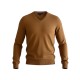 Tommy Hilfiger Pima Cotton Cashmere V-Neck Πουλόβερ Καφέ / Pre-Owned