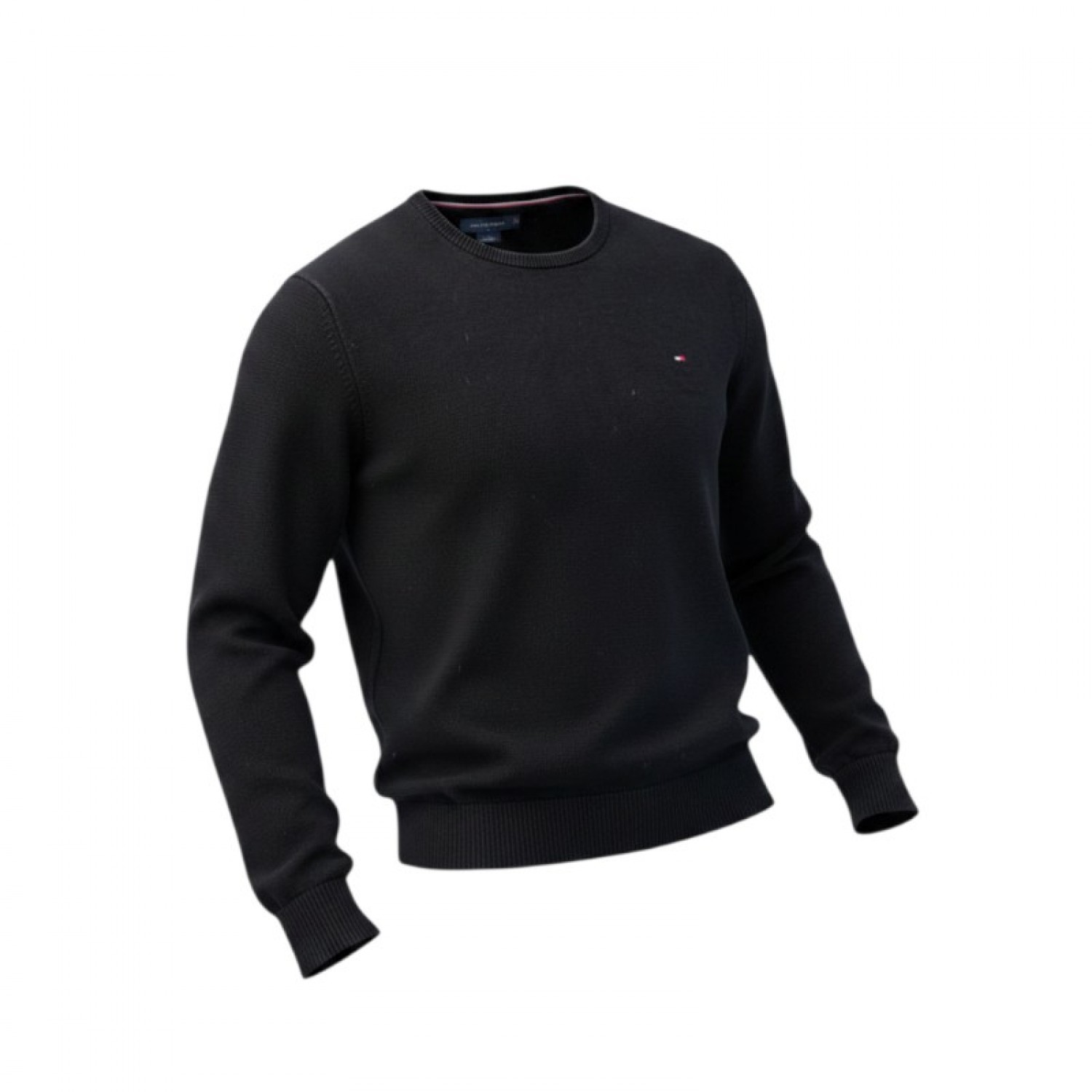 Tommy Hilfiger Μαύρο Crew Neck Πουλόβερ / Pre-Owned