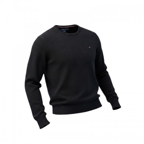 Tommy Hilfiger Μαύρο Crew Neck Πουλόβερ / Pre-Owned