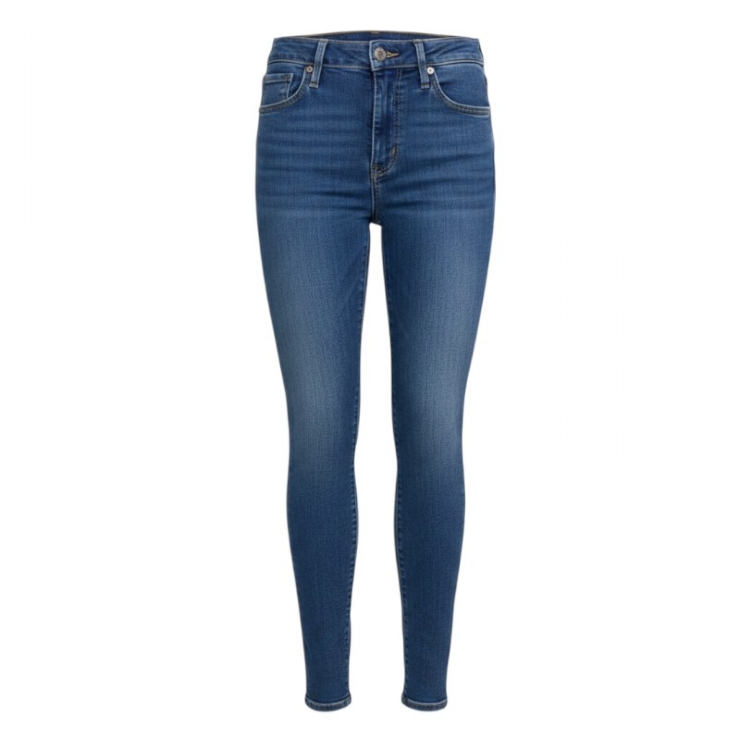 Levi’s Mile High Ψηλόμεσο Μπλε Super Skinny Τζιν – Μέγεθος 34 / Pre-Owned