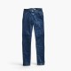 Levi’s 710 Super Skinny Σκούρο Μπλε Τζιν με Πιτσιλωτό Wash – Μέγεθος 34 / Pre-Owned