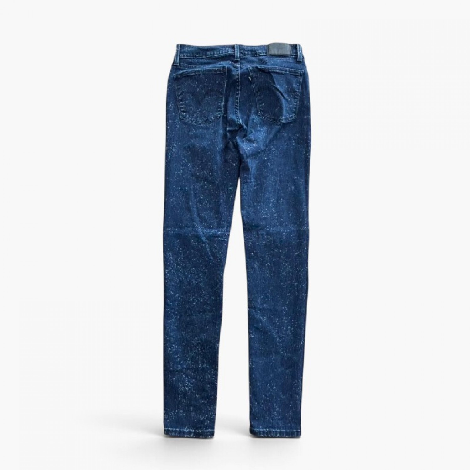 Levi’s 710 Super Skinny Σκούρο Μπλε Τζιν με Πιτσιλωτό Wash – Μέγεθος 34 / Pre-Owned