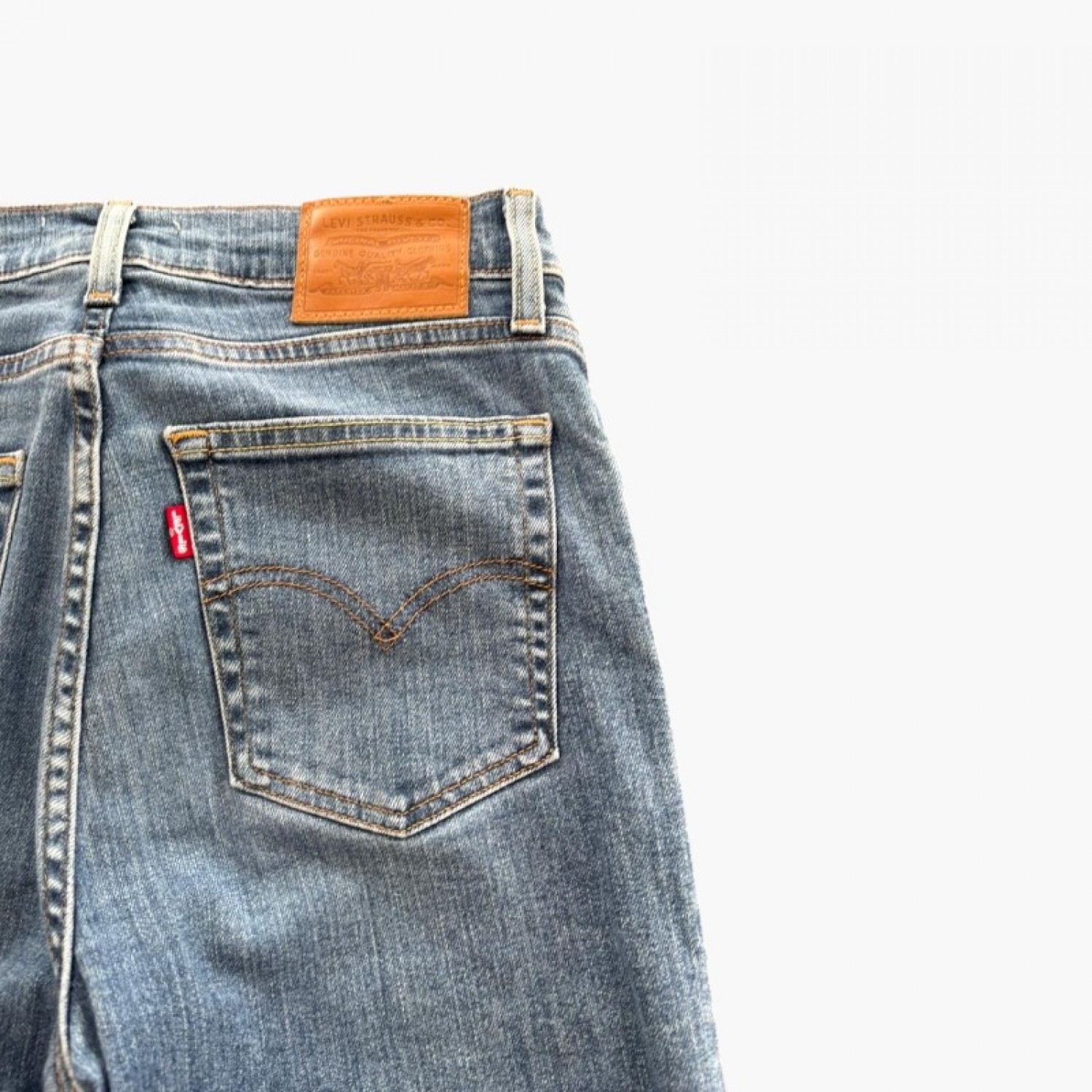Levi’s 724 High Rise Straight Γυναικείο Τζιν Ανοιχτό Μπλε – Μέγεθος 34 / Pre-Owned