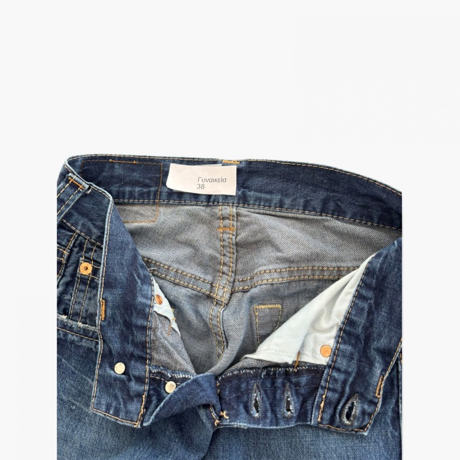 Levi’s Γυναικείο Vintage Ανοιχτό Μπλε Flared Τζιν – Μέγεθος 38 / Pre-Owned