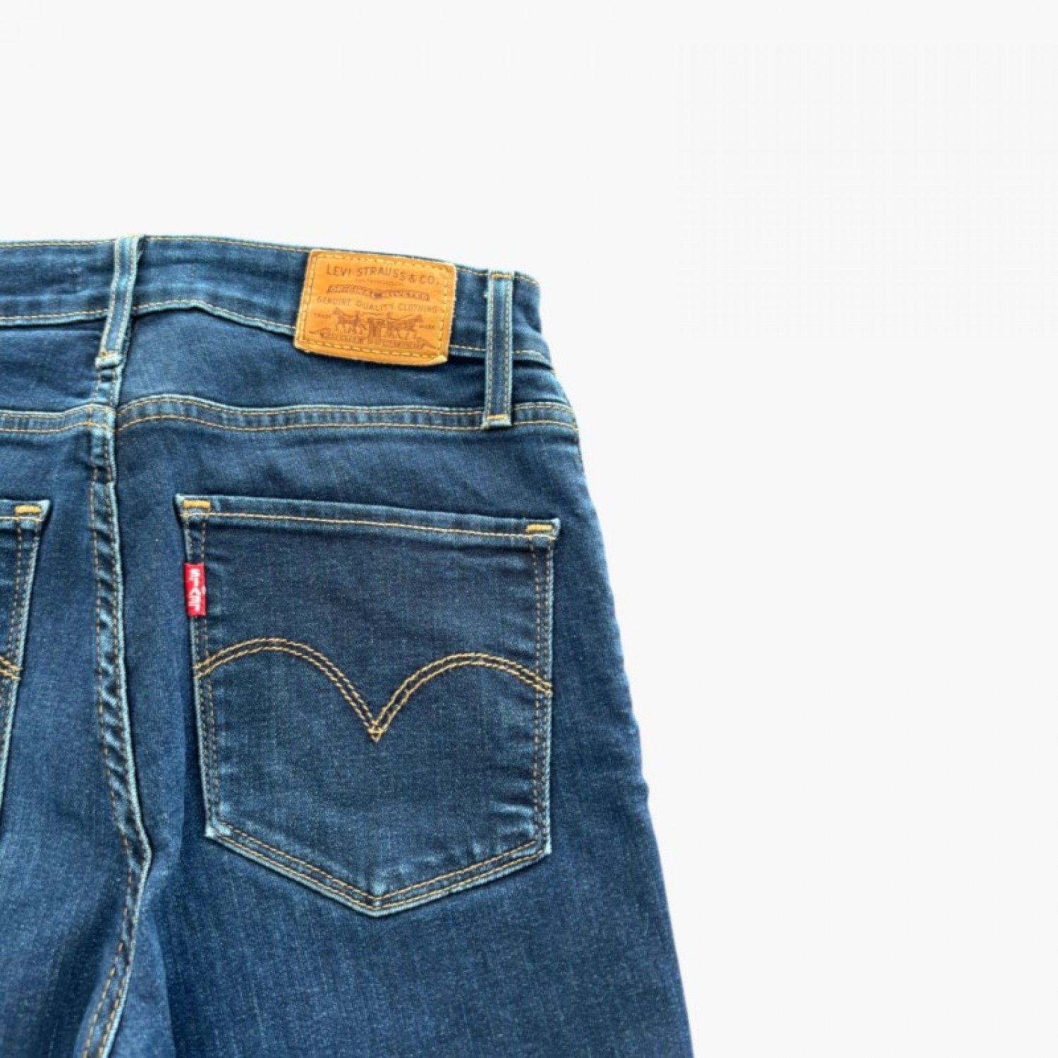 Levi’s 721 High Rise Skinny Γυναικείο Σκούρο Μπλε Τζιν – Μέγεθος 34 / Pre-Owned