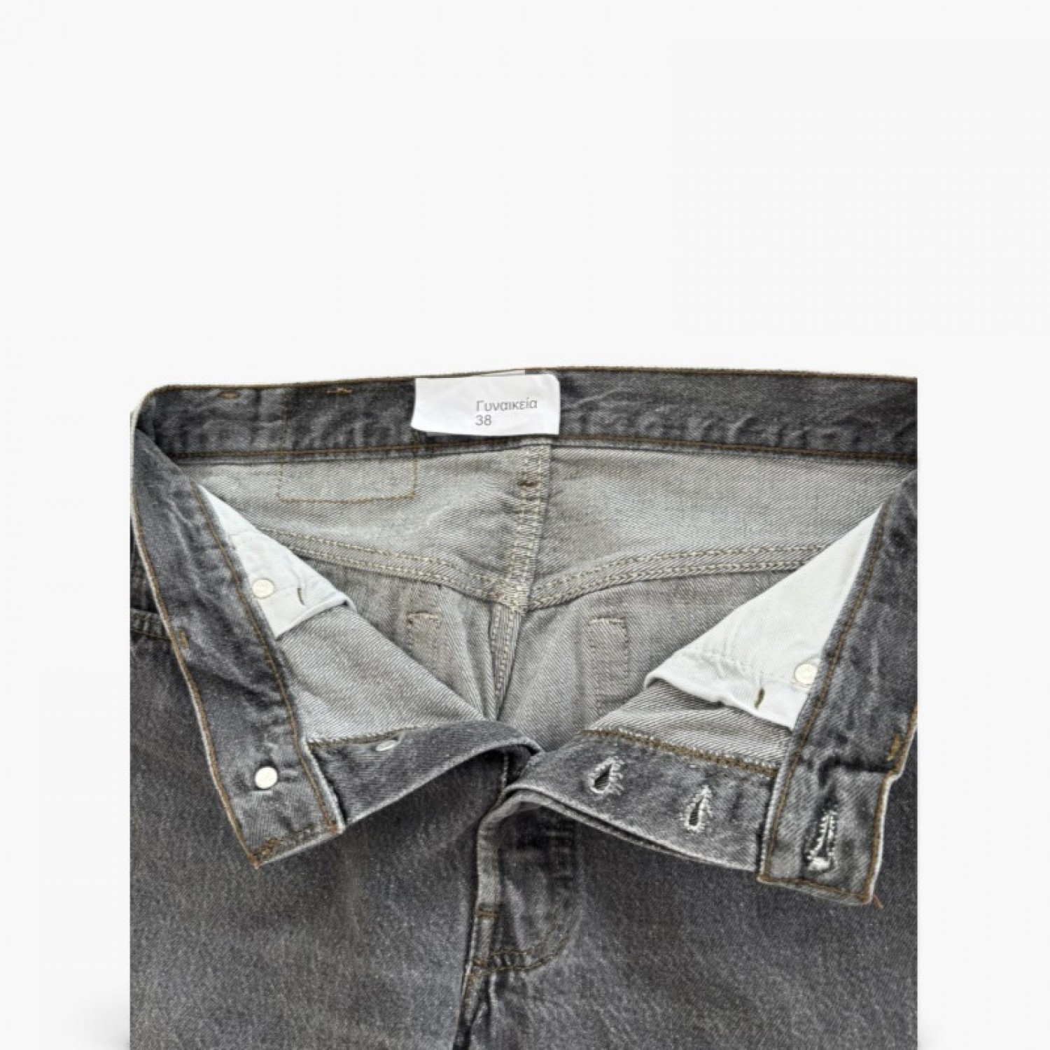 Levi’s Γυναικείο Γκρι Τζιν Wide Straight – Μέγεθος 38 / Pre-Owned