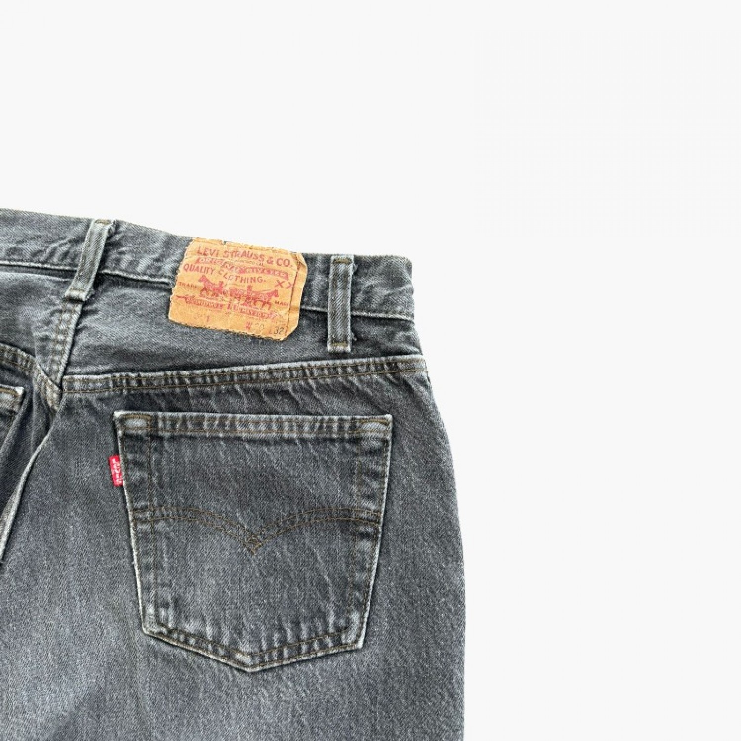 Levi’s Γυναικείο Γκρι Τζιν Wide Straight – Μέγεθος 38 / Pre-Owned