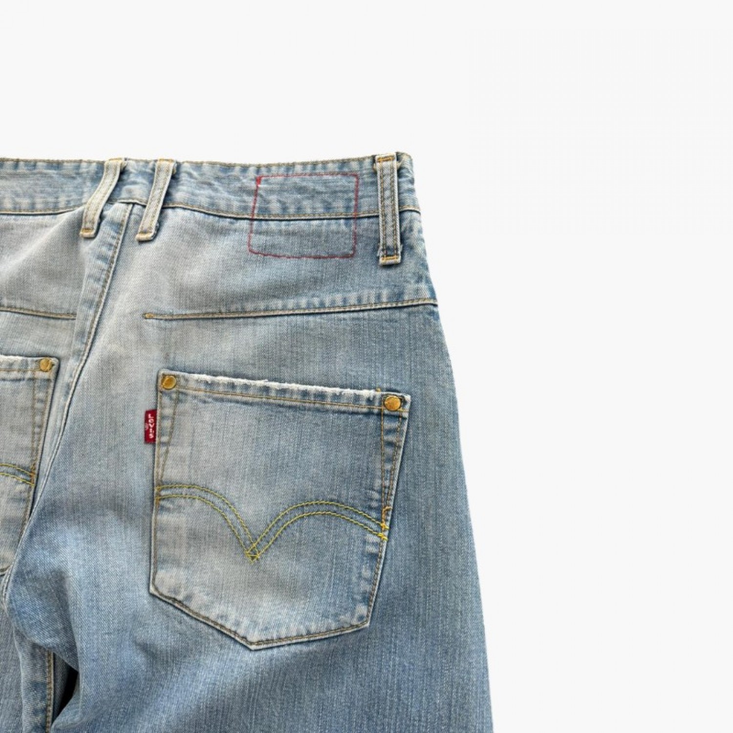LEVI'S Γυναικείο Ανοιχτό Μπλε Τζιν Καμπάνα Wide Leg – Μέγεθος 36 / Pre-Owned