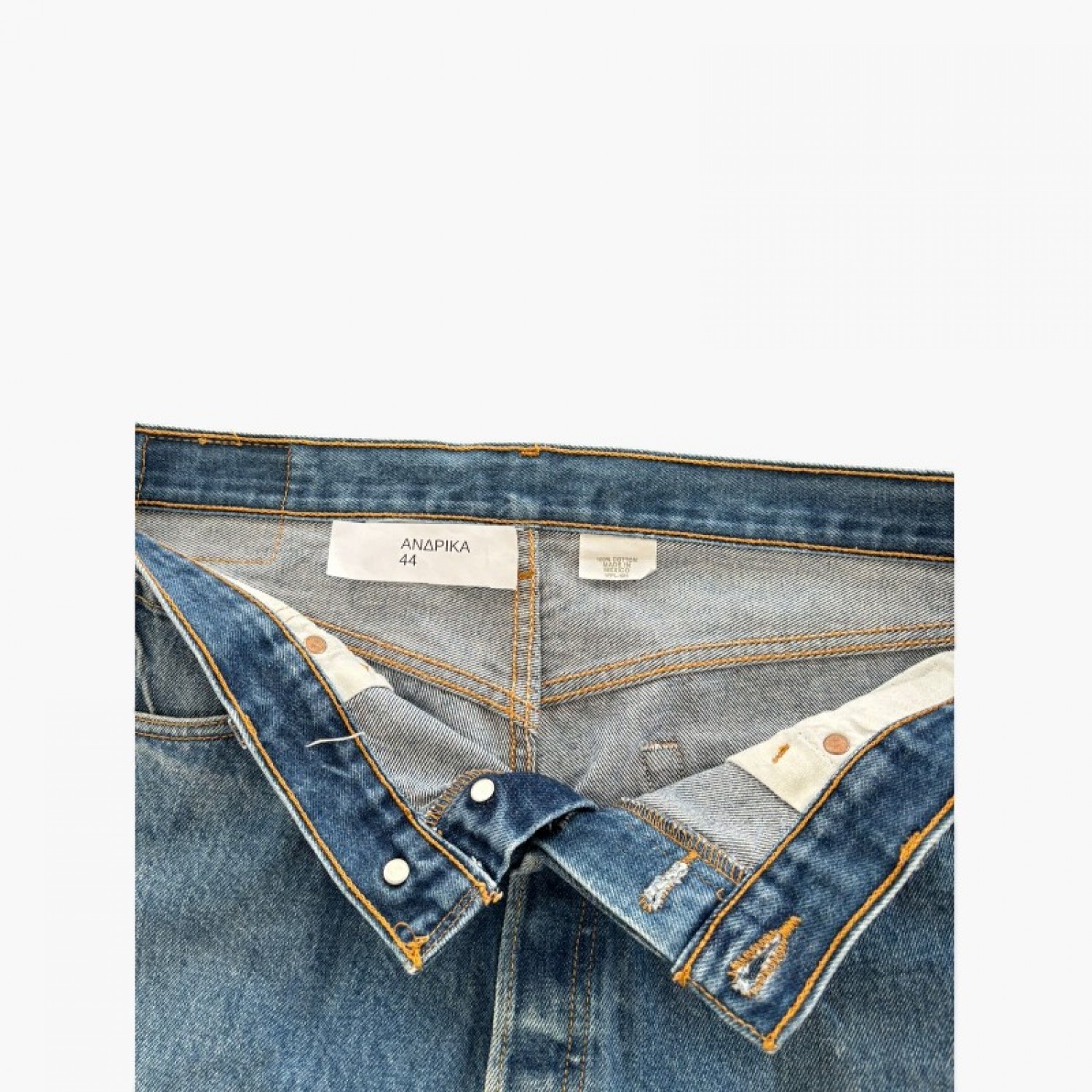 Levi’s Ανδρικό Μπλε Τζιν Loose Straight με Κουμπιά – Μέγεθος 44 / Pre-Owned