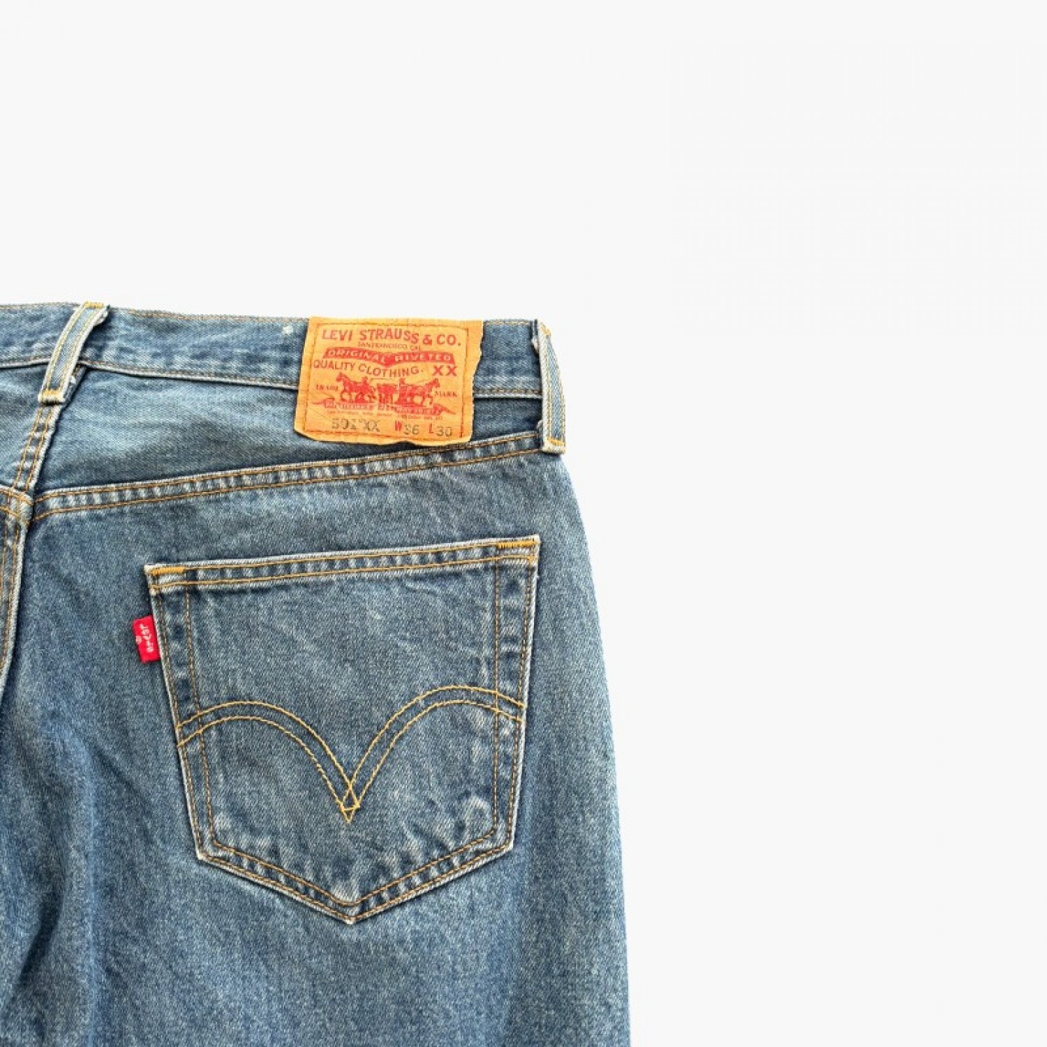 Levi’s Ανδρικό Μπλε Τζιν Loose Straight με Κουμπιά – Μέγεθος 44 / Pre-Owned