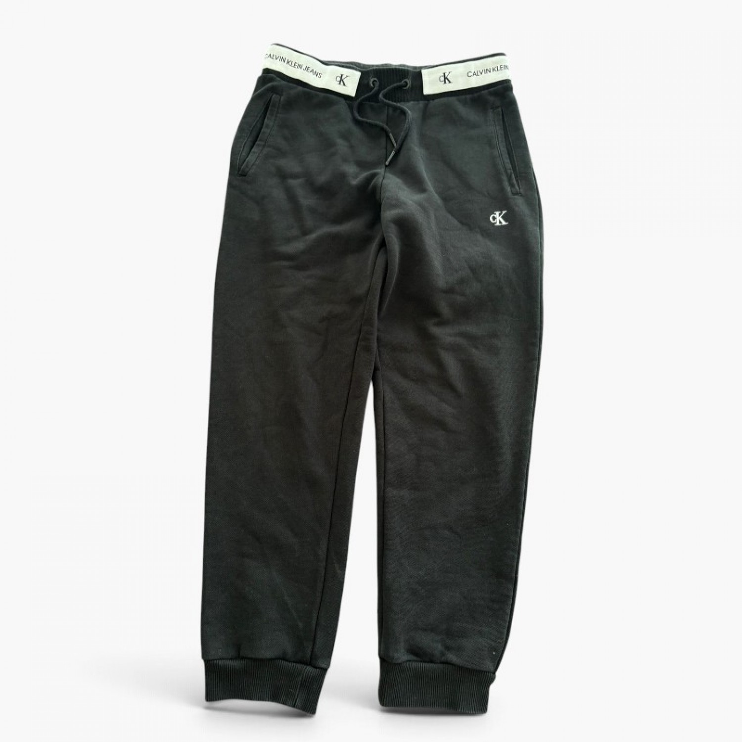 Calvin Klein Jeans Μαύρο Παντελόνι Φόρμας Jogger – Μέγεθος S / Pre-Owned