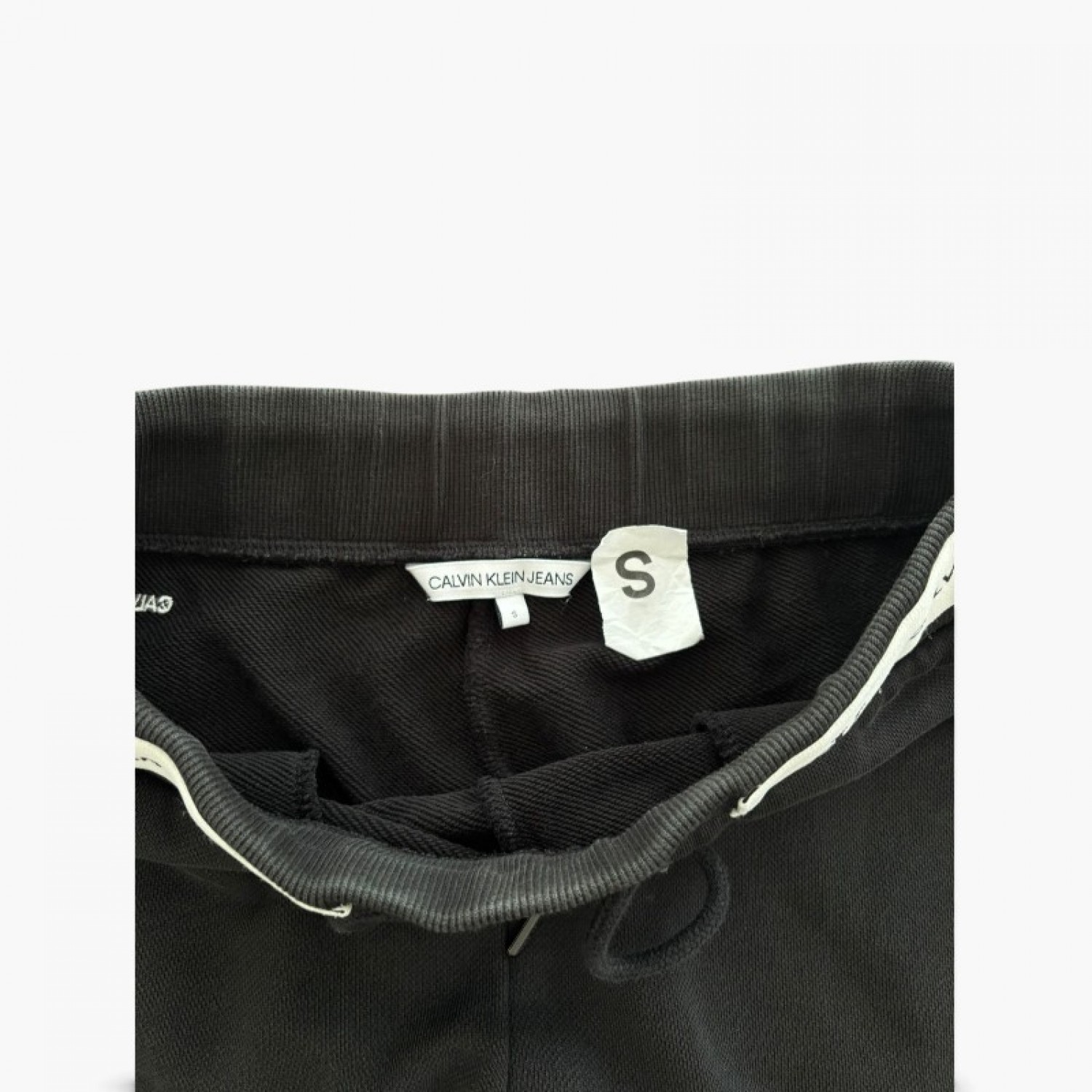 Calvin Klein Jeans Μαύρο Παντελόνι Φόρμας Jogger – Μέγεθος S / Pre-Owned
