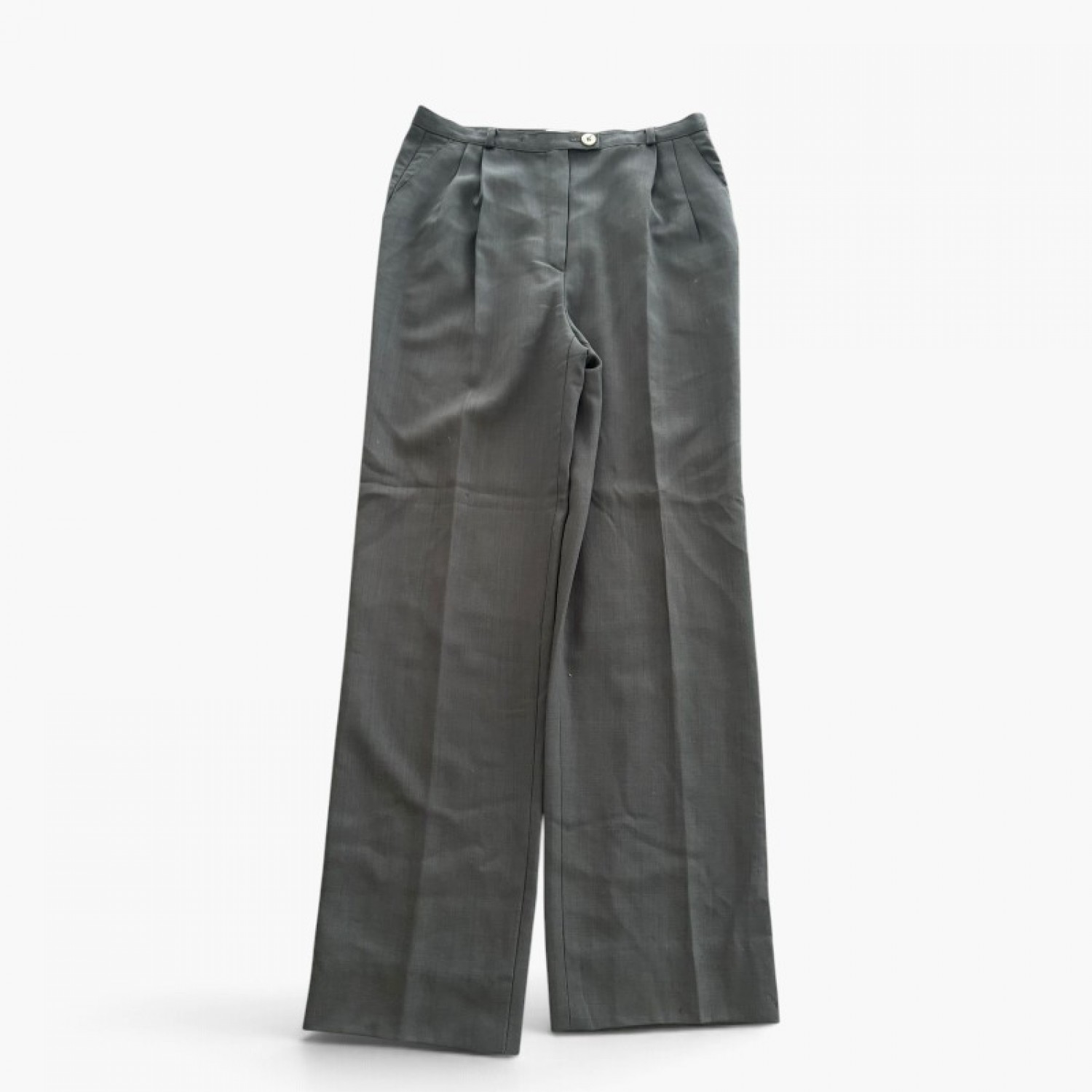 Marella Γυναικείο Γκρι Υφασμάτινο Παντελόνι Wide Leg – Μέγεθος S / Pre-Owned