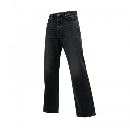 Levi’s Ψηλόμεσο Wide Leg Washed Μαύρο Τζιν – Μέγεθος 32 / Pre-Owned
