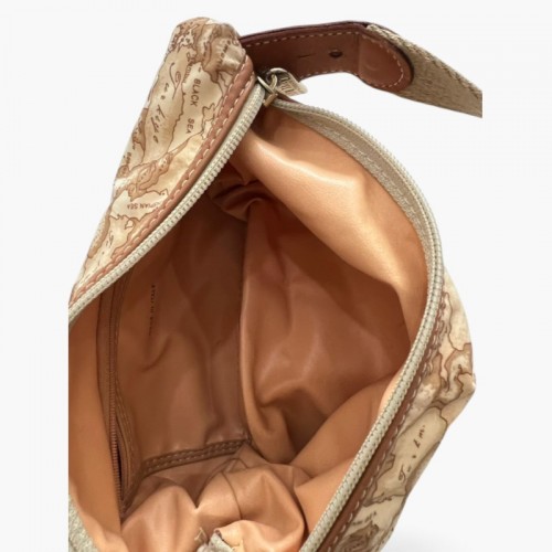 Alviero Martini 1ª Classe Geo Shoulder Bag — Μπεζ / Καφέ — One Size / Pre-Owned