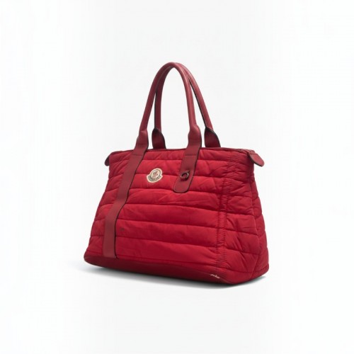 Moncler Quilted Handbag — Κόκκινο / Pre-Owned