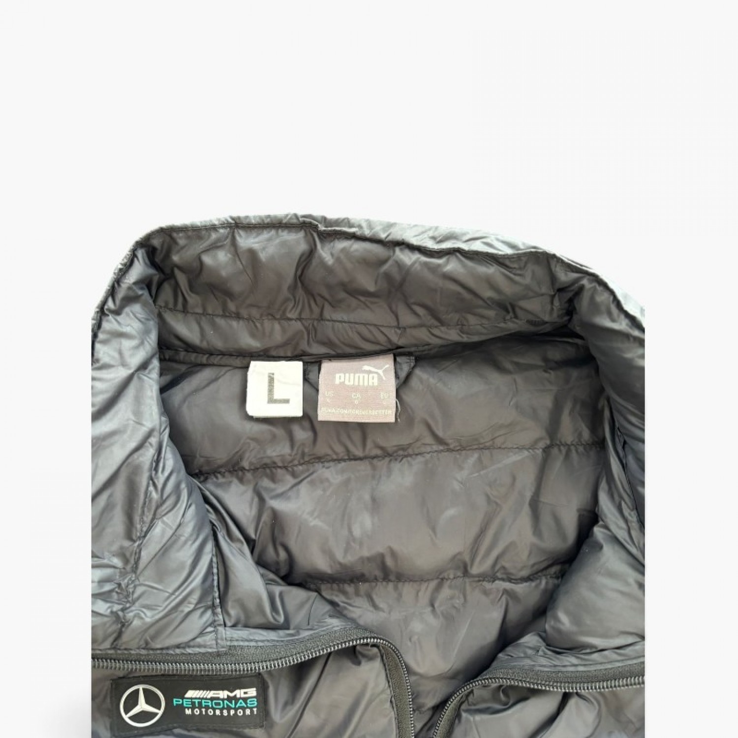 Puma Mercedes-AMG Petronas Ανδρικό Γκρι Καπιτονέ Μπουφάν – Μέγεθος L / Pre-Owned