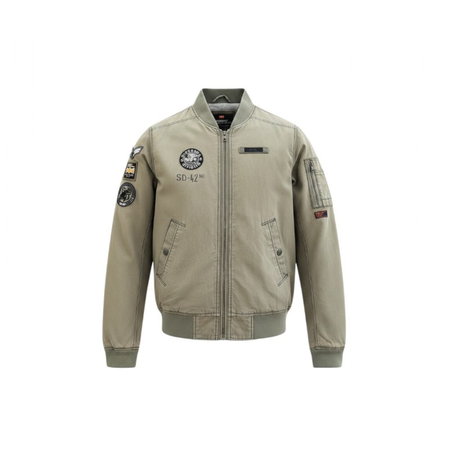 Superdry Rookie Edition Ανδρικό Χακί Bomber Μπουφάν – Μέγεθος M / Pre-Owned