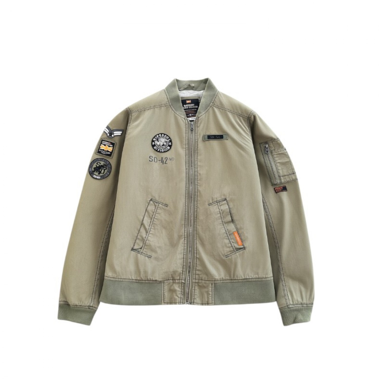 Superdry Rookie Edition Ανδρικό Χακί Bomber Μπουφάν – Μέγεθος M / Pre-Owned