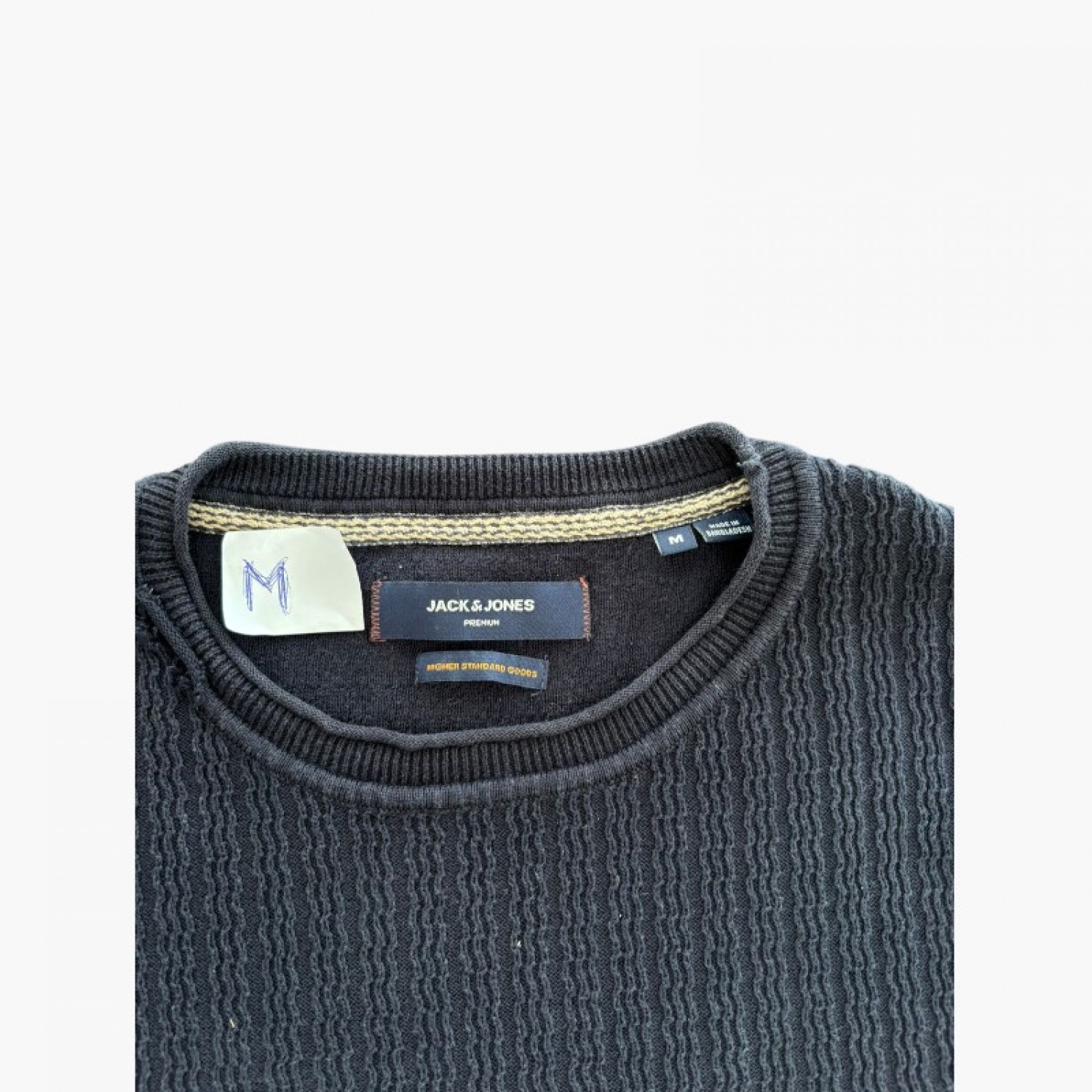 Jack & Jones Premium Ανδρικό Σκούρο Μπλε Πλεκτό – Μέγεθος M / Pre-Owned